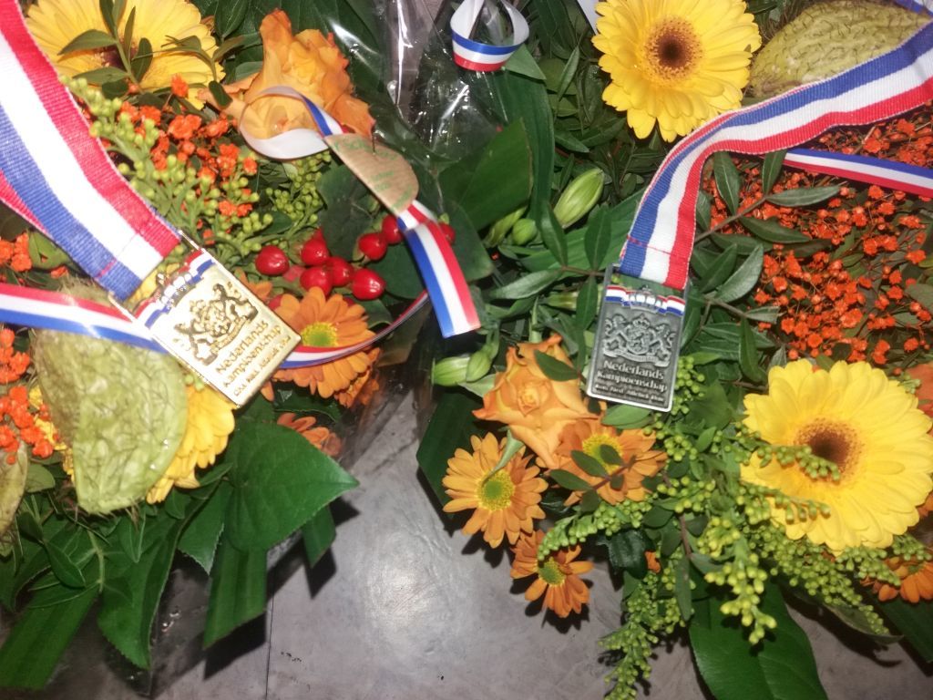 bloemen en medaillesklein